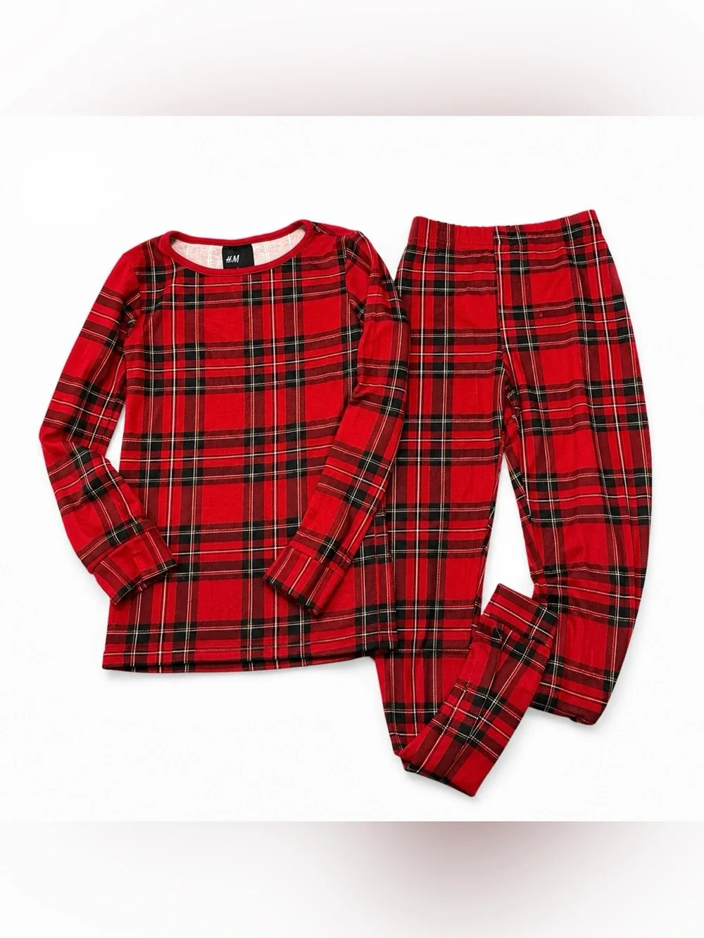 ❤️💚 Pre- Loved H&M Kids Plaid Pajama Set ❤️💚